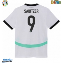 Østerrike Marcel Sabitzer #9 Bortedrakt Dame EM 2024 Kortermet